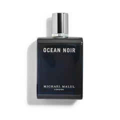 Michael Malul Ocean Noir bottle-front view signals day-to-night confidence.