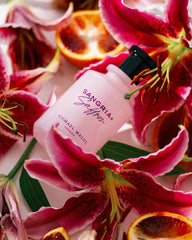 Michael Malul Sangria Saffron EDP cap close-up ready for a quick spritz.