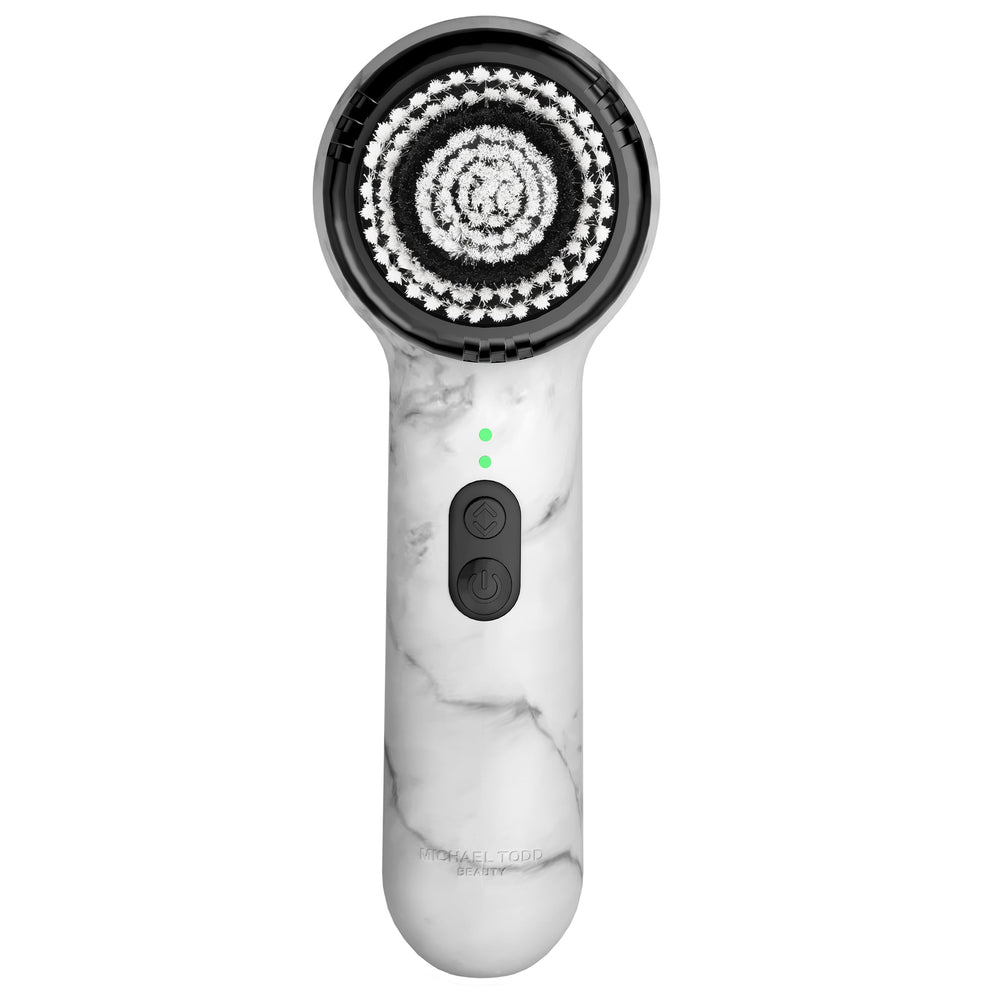 Michael Todd Soniclear Allure brush head exfoliates for smoother skin.