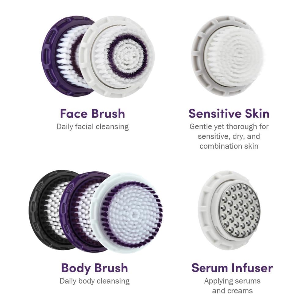 Michael Todd Soniclear replacement brush head bristles designed for effective pore cleansing.