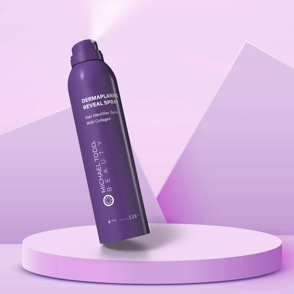 Michael Todd Sonicsmooth Dermaplaning Prep Spritz readying skin for precise hair removal.