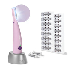 Michael Todd Sonicsmooth Pro+ dermaplaning system with LED light for smoother, radiant skin.