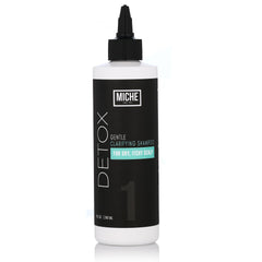 Miche Beauty Detox Shampoo bottle-front shows sulfate-free clarifier for refreshed scalp and balanced moisture