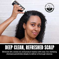 Miche Beauty Detox Shampoo ingredients-scanner spotlights apple cider vinegar and anti-dandruff benefits