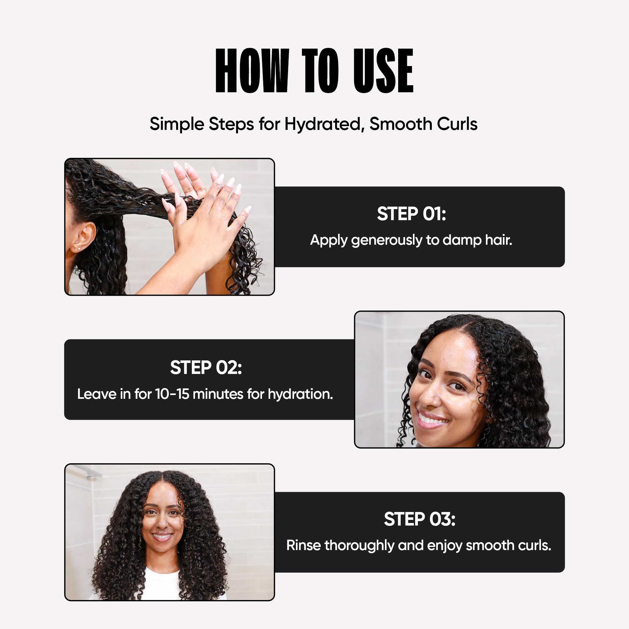 Miche Beauty Indulge Conditioner for color-treated hair without weighing curls down.