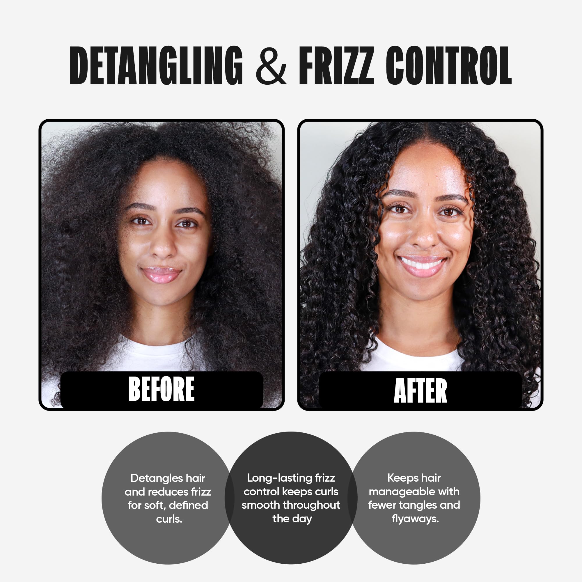 Miche Beauty Indulge Conditioner detangling action helps curls glide through.