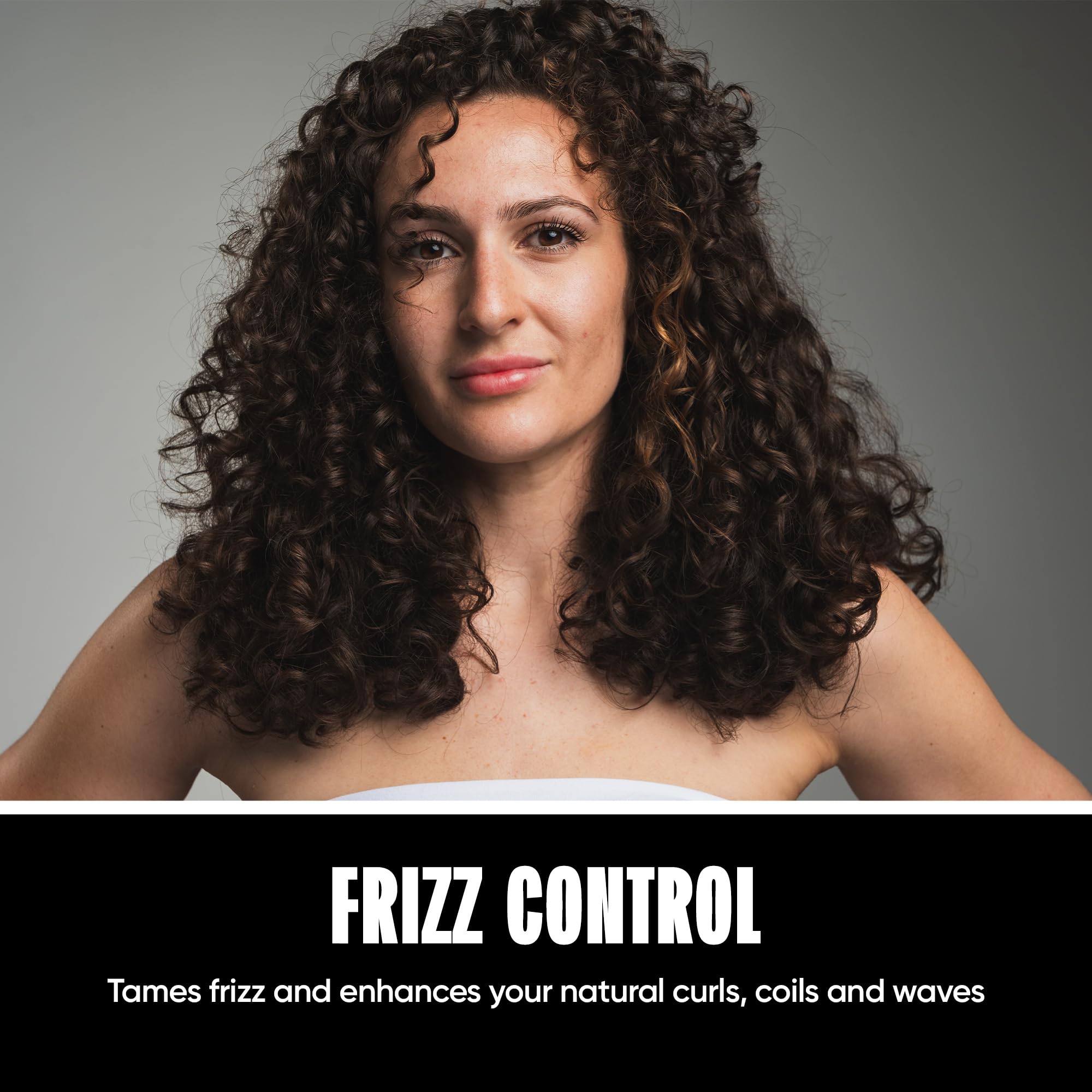 MICHE strong hold curls close-up demonstrating defined, flexible curl styling.