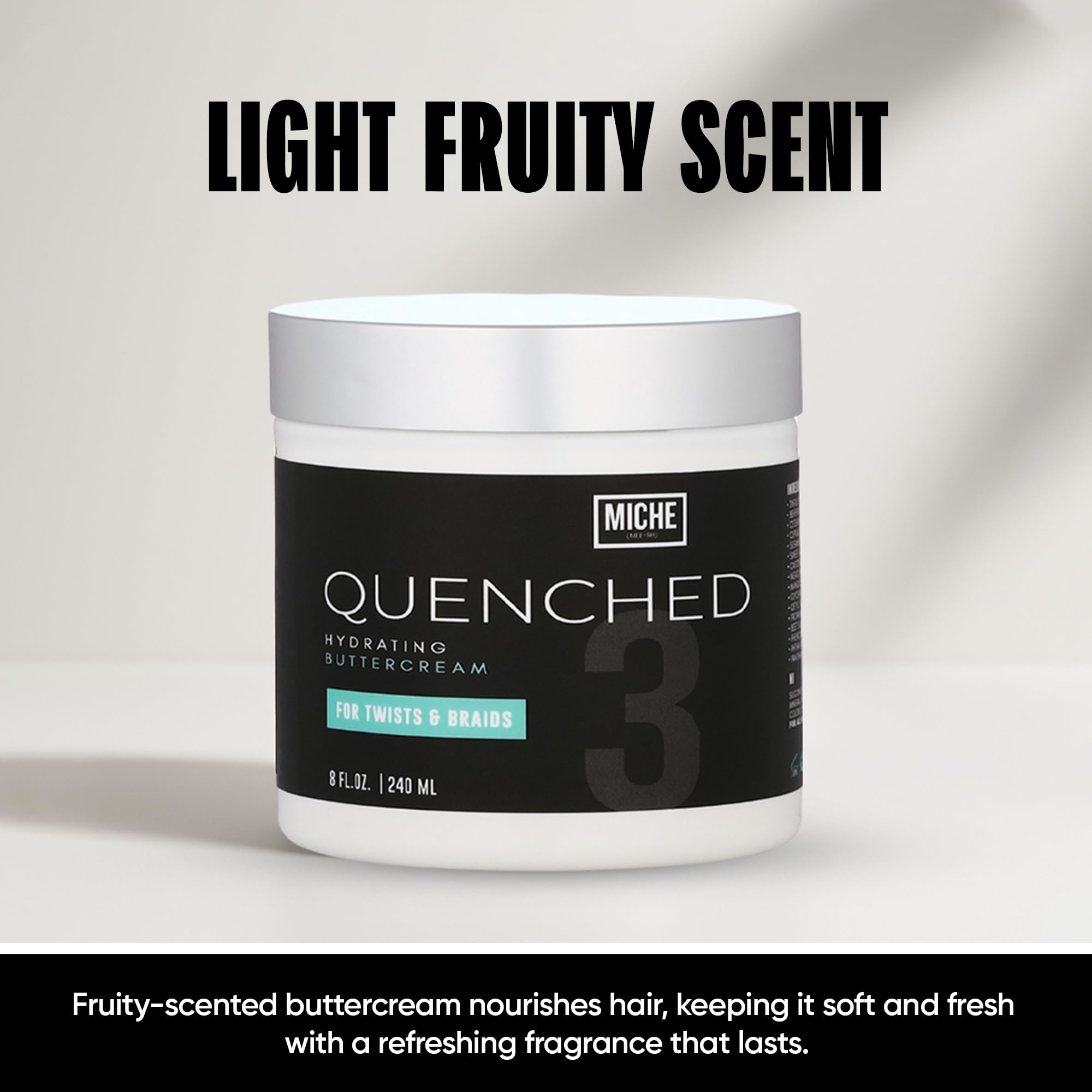 Miche Beauty Quenched Buttercream shine finish for healthy-looking gloss