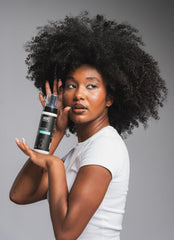 Miche Beauty Set Gel to Foam Mousse texture on hands shows easy distribution and flexible hold.