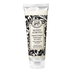 Michel Design Works Honey Almond hand cream closeup emphasizes rich texture