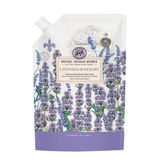 Michel Design Works Lavender Rosemary refill bottle for gentle cleansing and daily hand care.