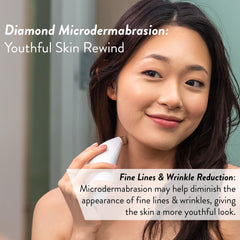 Microderm GLO clinic-like results image suggesting professional-grade results at home.