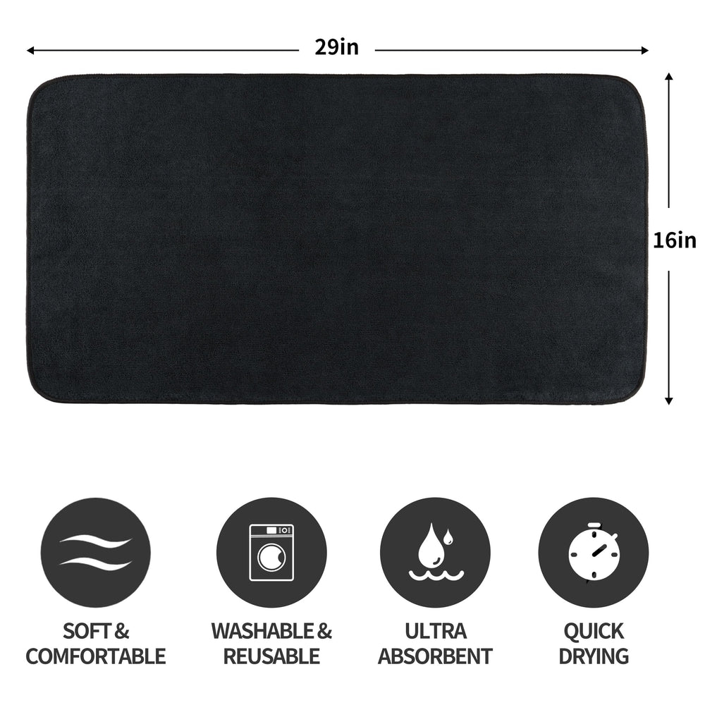MICROFI microfiber hair-drying salon towel rolled demonstrates quick-dry performance for busy mornings.