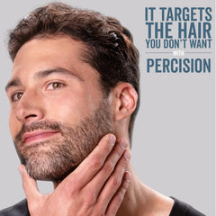 Microtouch Titanium Edge built-in light illuminates hard-to-see areas for safer trimming