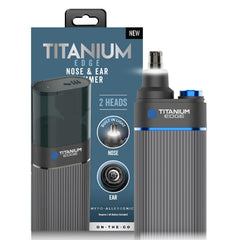 Microtouch Titanium Edge ear-nose-trimmer for precise trimming in tight spaces