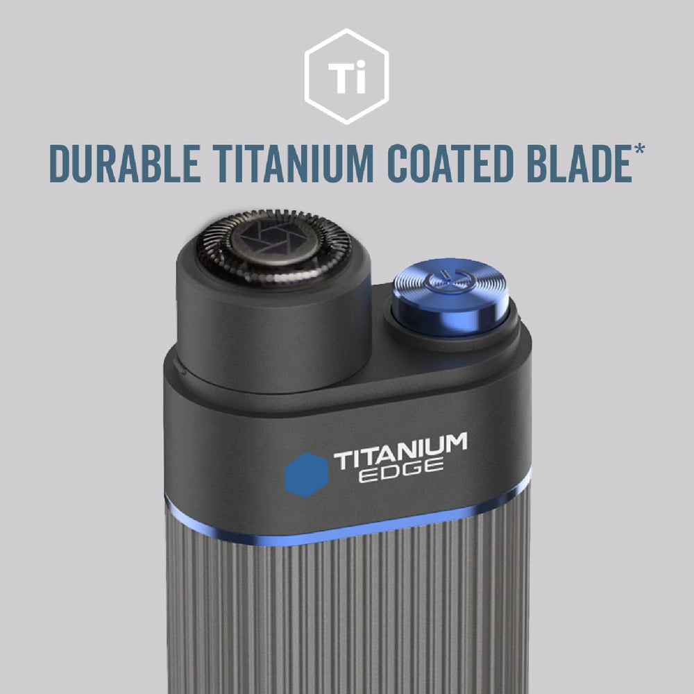 Microtouch Titanium Edge travel-friendly size fits in bags and carry-ons