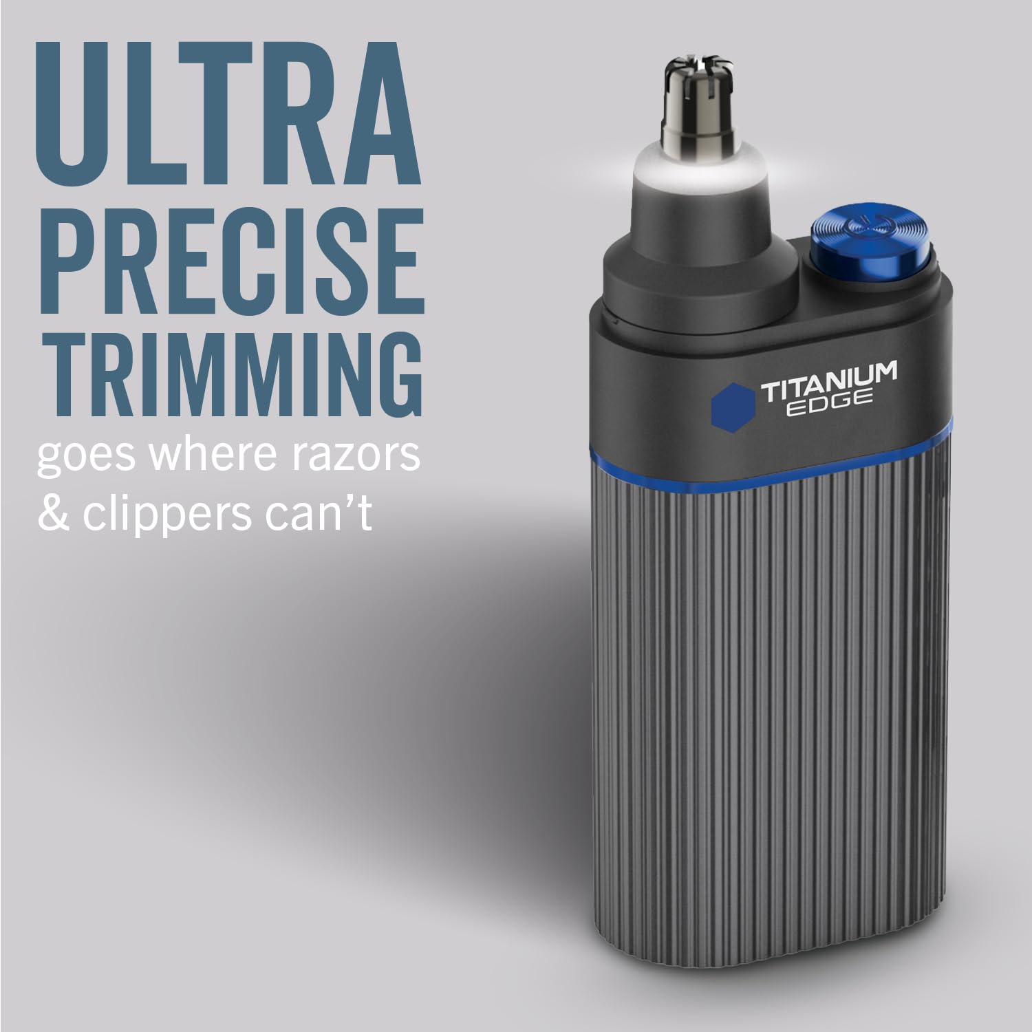 Microtouch Titanium Edge water-resistant design cleans easily under running water