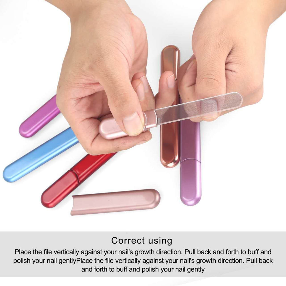 MiDenso Japan imported glass inside view—premium quality for safe, clean manicures.