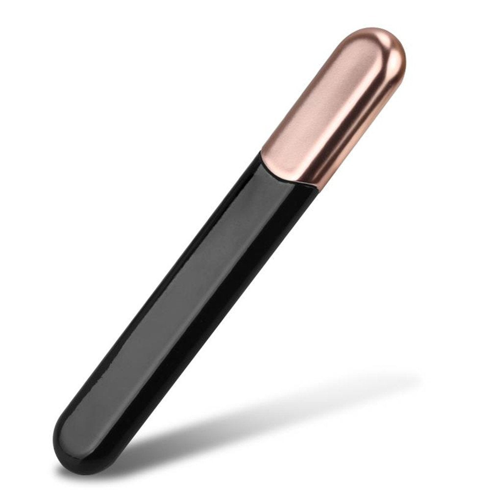 MiDenso premium glass nail file in protective case for portable precise manicures