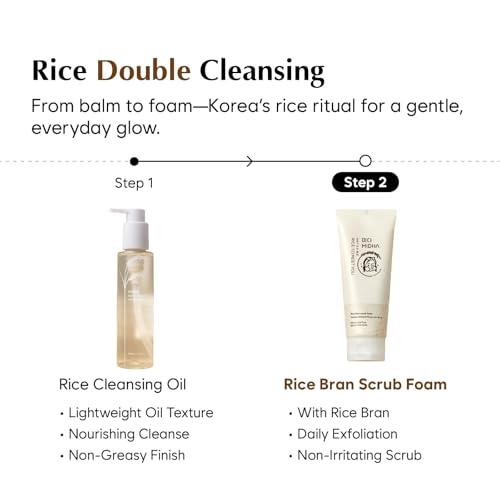 MIDHA Rice Bran Scrub Foam application tube ready for use