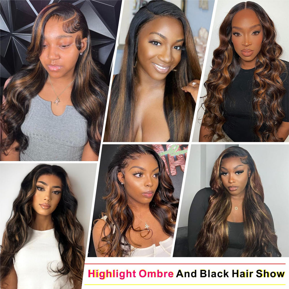 Miear 26-inch body wave silhouette for a long, flowing look