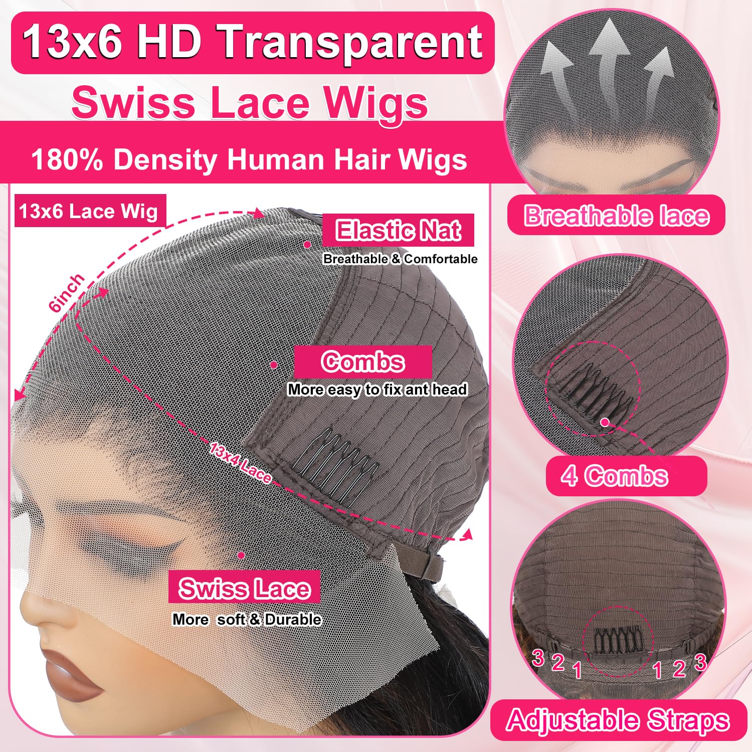 Miear cap construction with mesh inside for secure fit