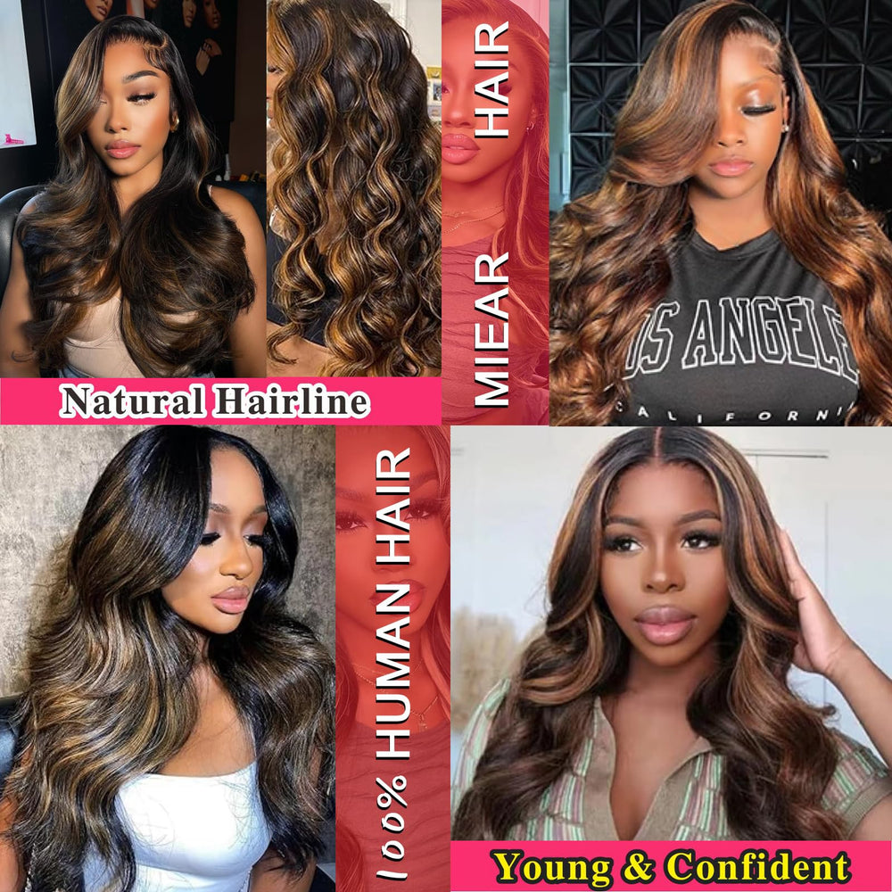 Miear transparent lace frontal closeup highlighting discreet edges