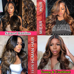 Miear transparent lace frontal closeup highlighting discreet edges
