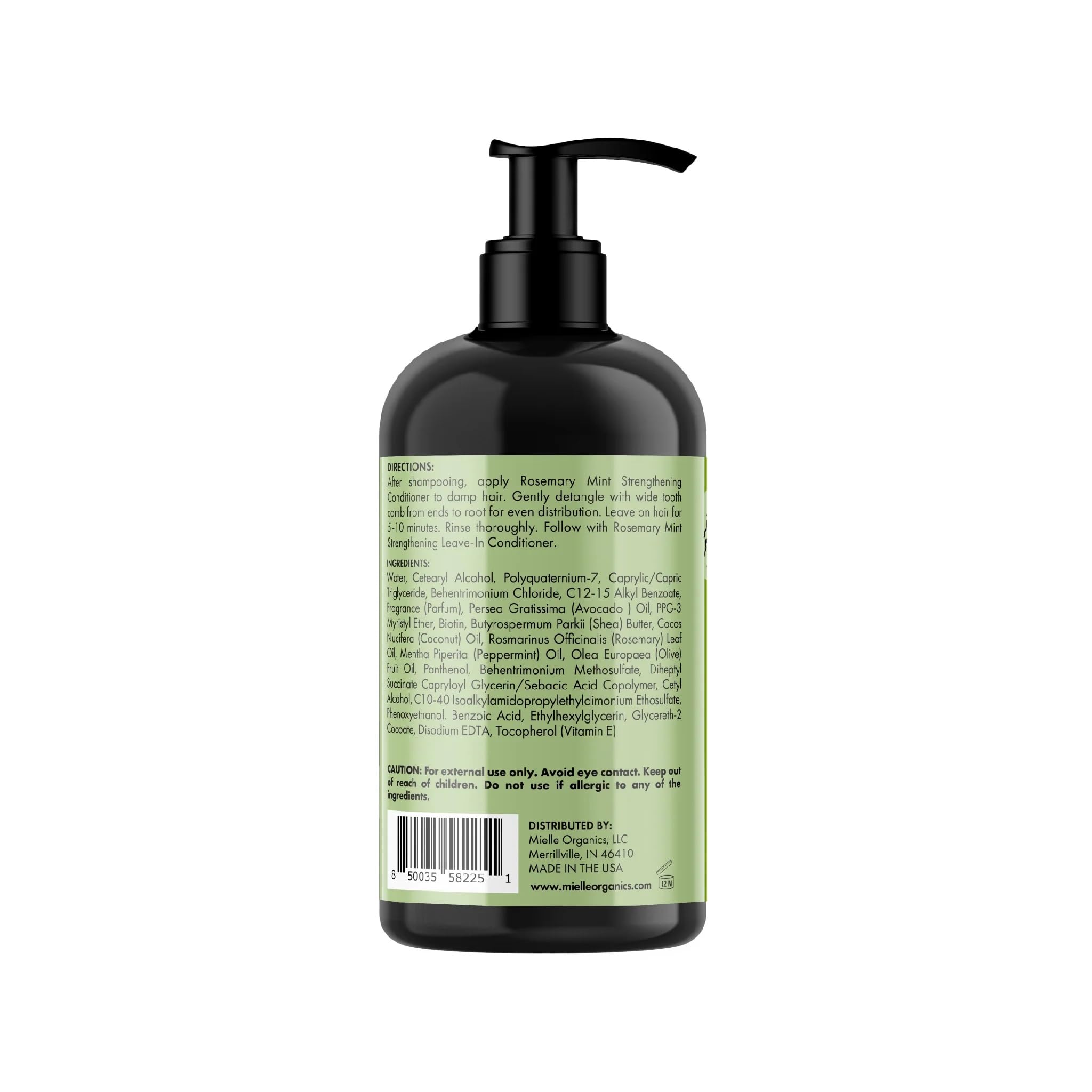 Mielle Rosemary Mint Hair Masque packaging prompts deeper conditioning when paired with shampoo