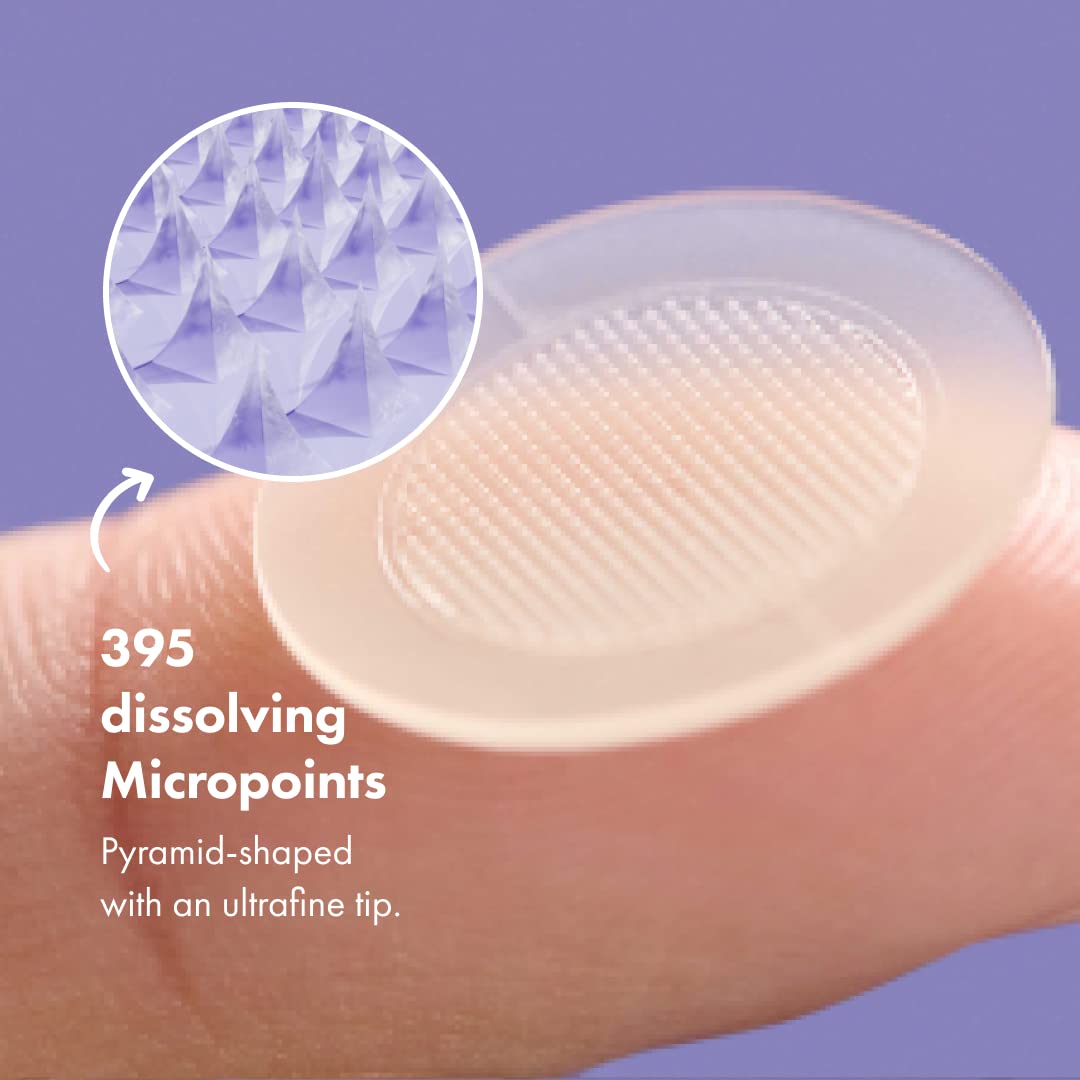 Mighty Patch 395-dissolving-micropoints close-up for focused spot treatment
