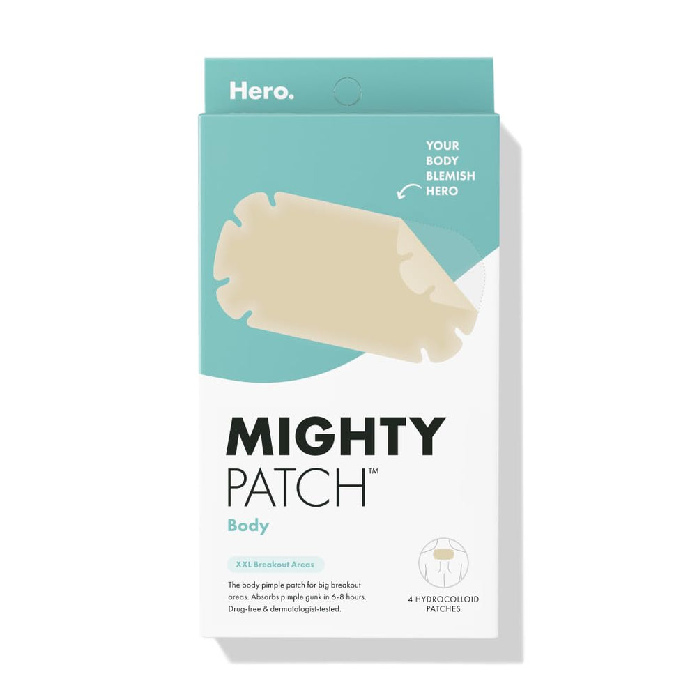 Mighty Patch Body Patch XXL cubre espalda y pecho para brotes visibles.