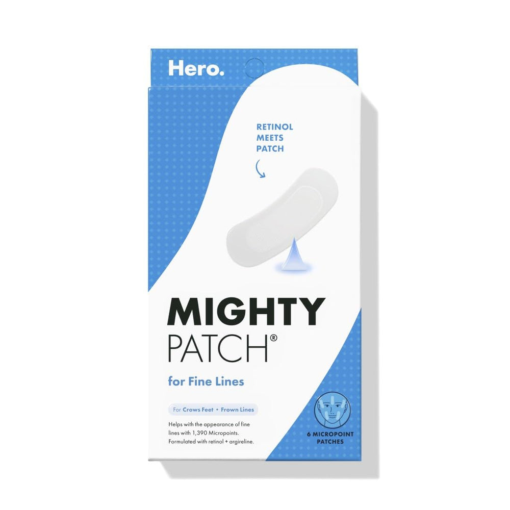 Mighty Patch fine-lines curved design targets crow’s feet for a smoother look.
