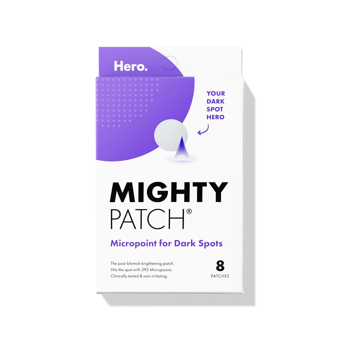 Mighty Patch Micropoint dark-spot patch close-up targeting post-blemish marks