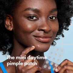 Mighty Patch Mini 10mm patch edge blends into skin in closeup
