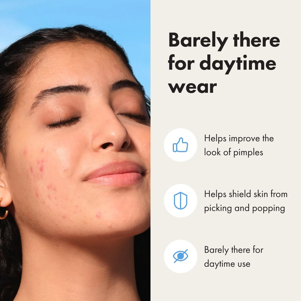 Mighty Patch Mini hydrocolloid absorbs gunk within hours on skin