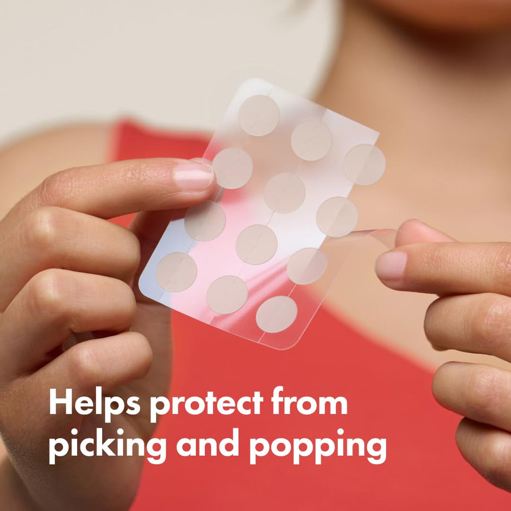 Mighty Patch Original overnight-application shows before sleep use for clearer morning skin.
