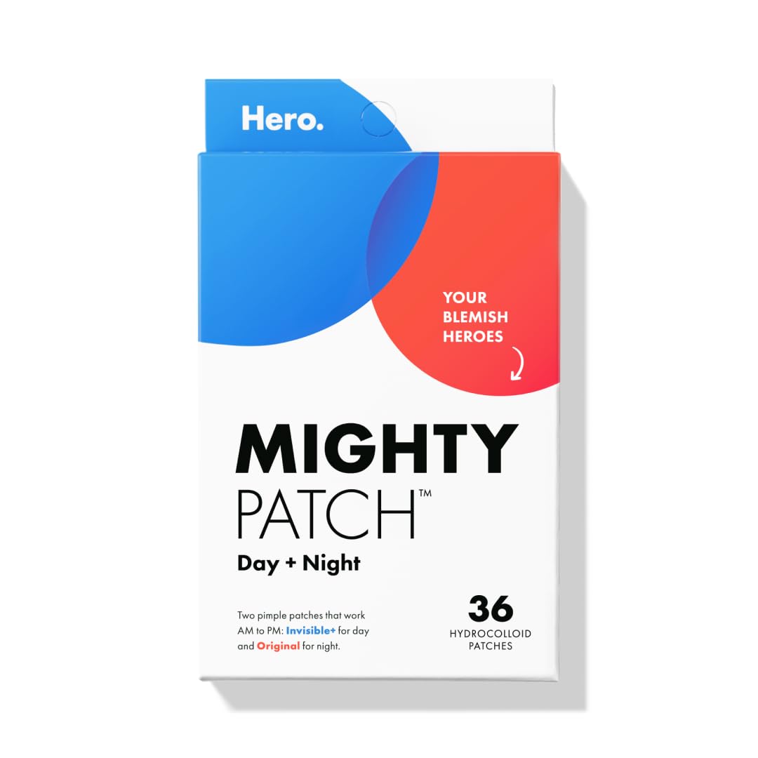 Mighty Patch Day Night duo pack front view for quick skincare readiness