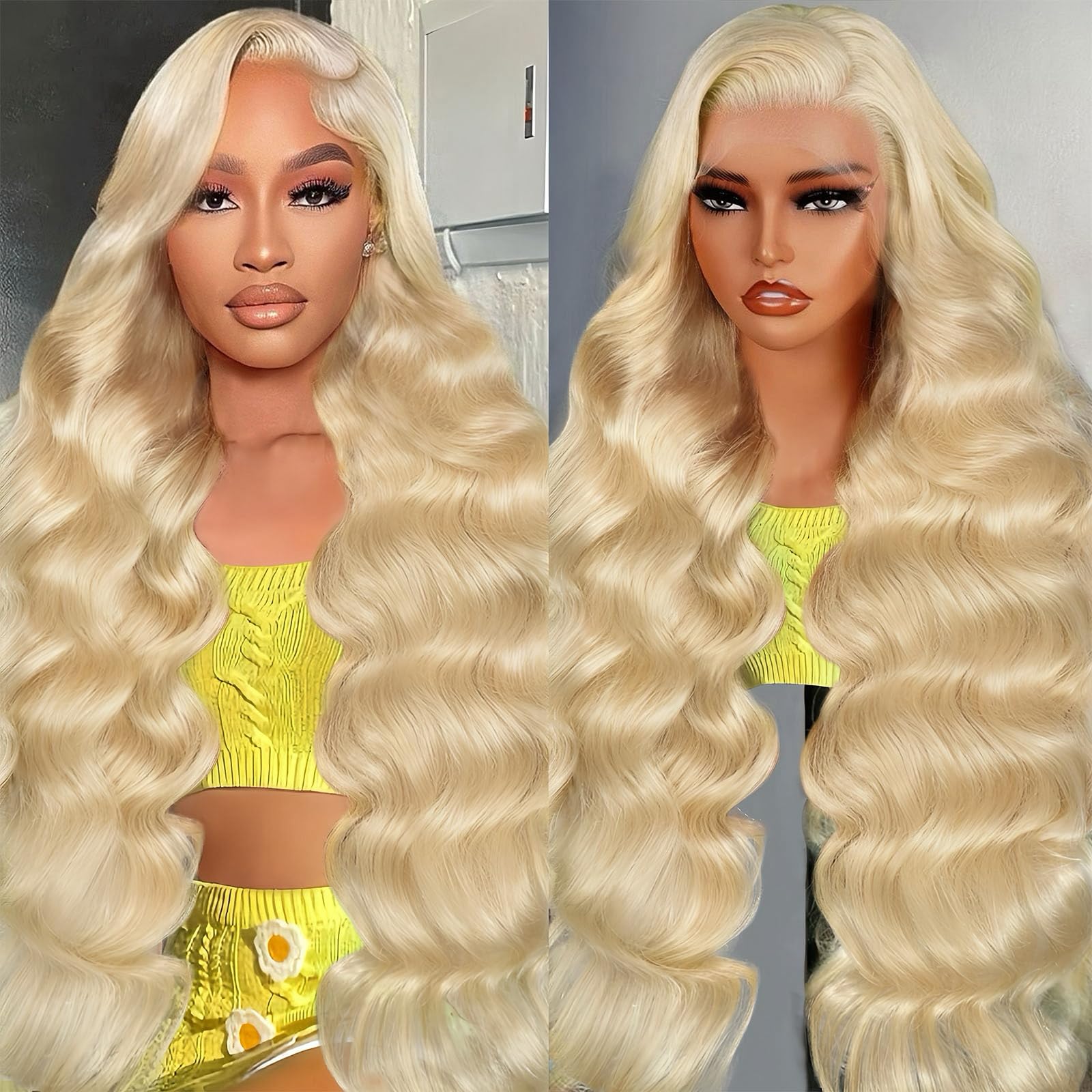 Migura 613 blonde wig front view natural hairline for seamless wear