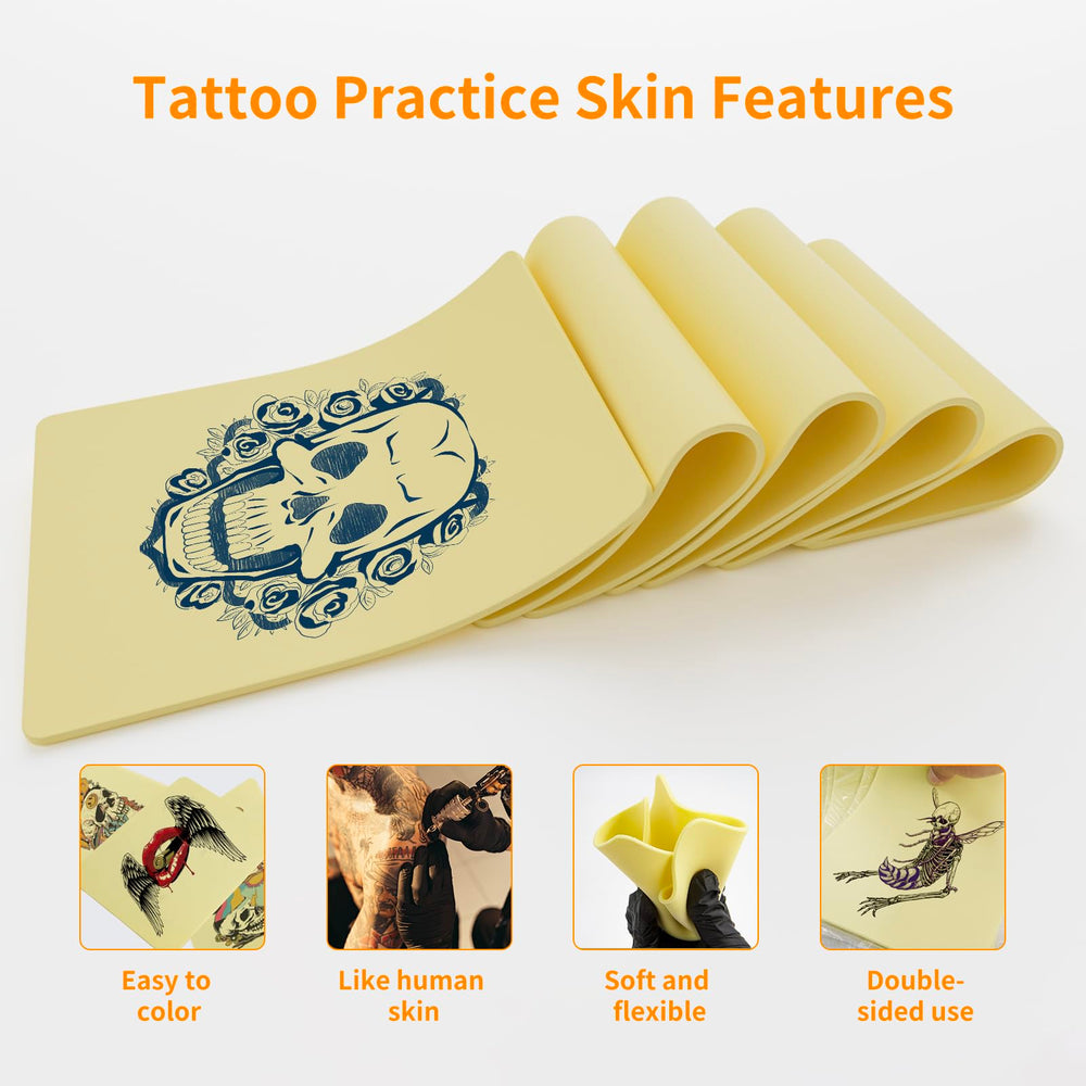 MIHERT 3mm silicone skin, realistic texture for ink testing.