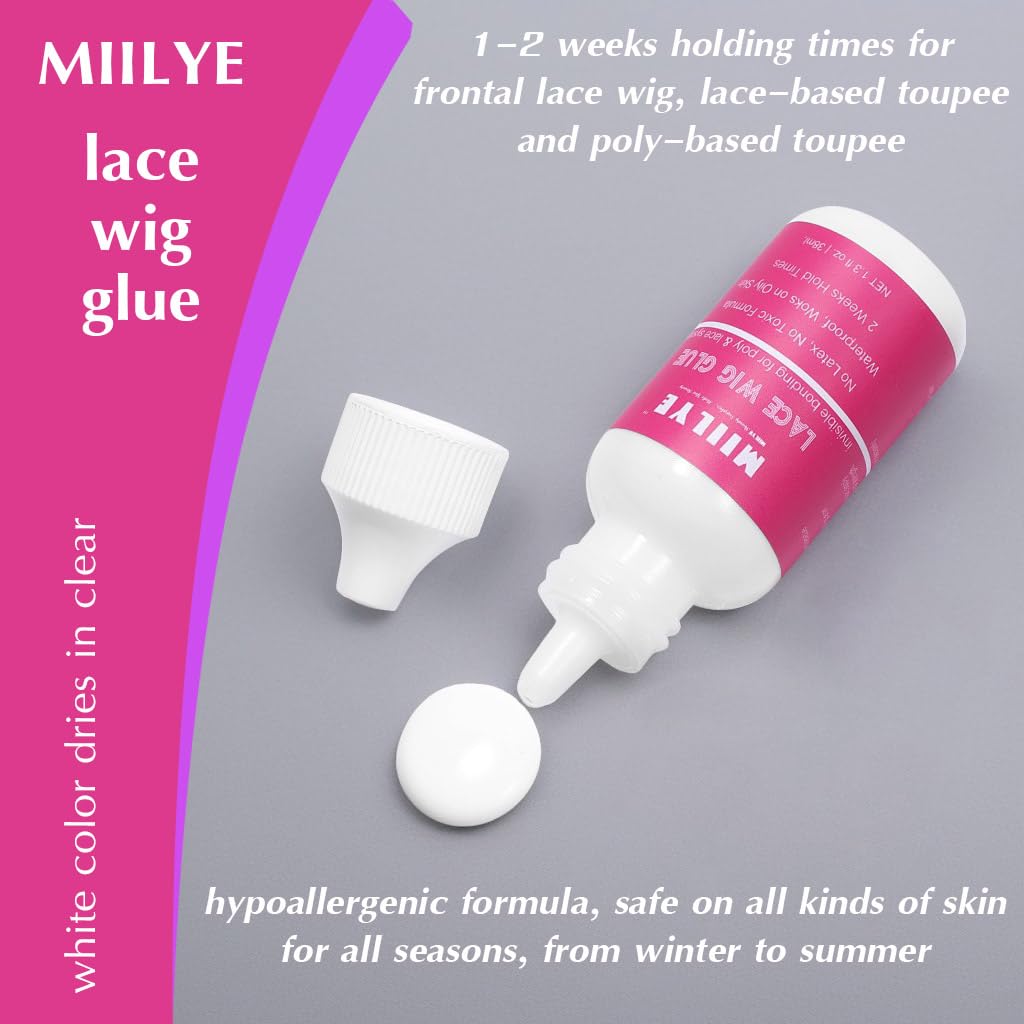 MIILYE front lace hold test showing durable bond in daily activities.