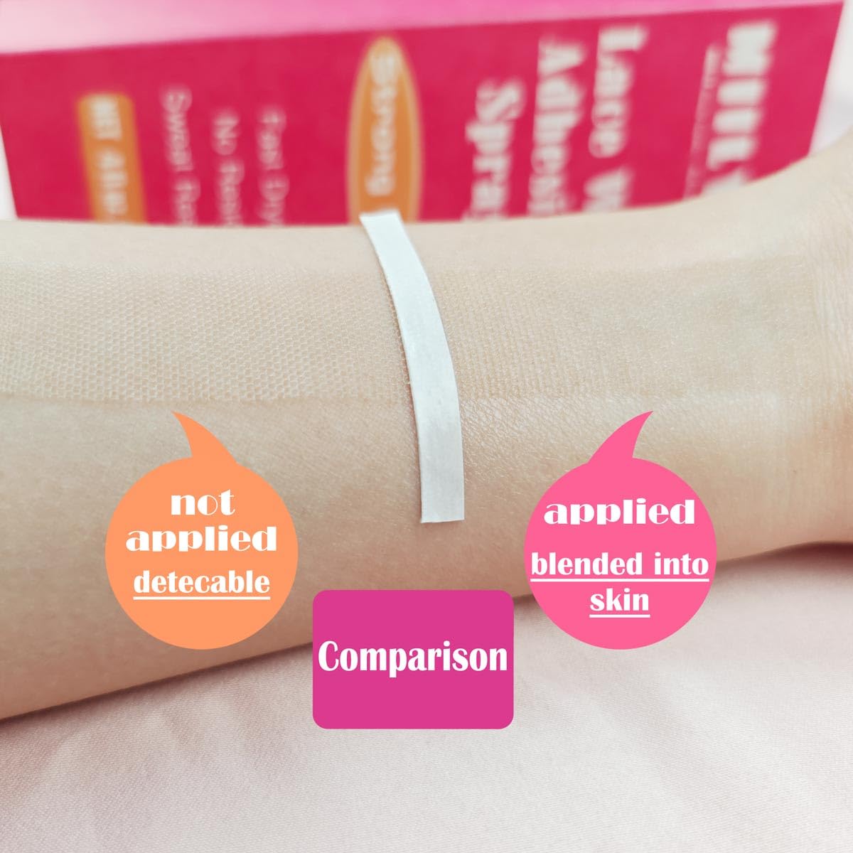 MIILYE lace melting band demonstrates secure, natural-looking bond for lace fronts.