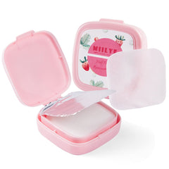MIILYE nail polish remover wipes box for travel-ready removal