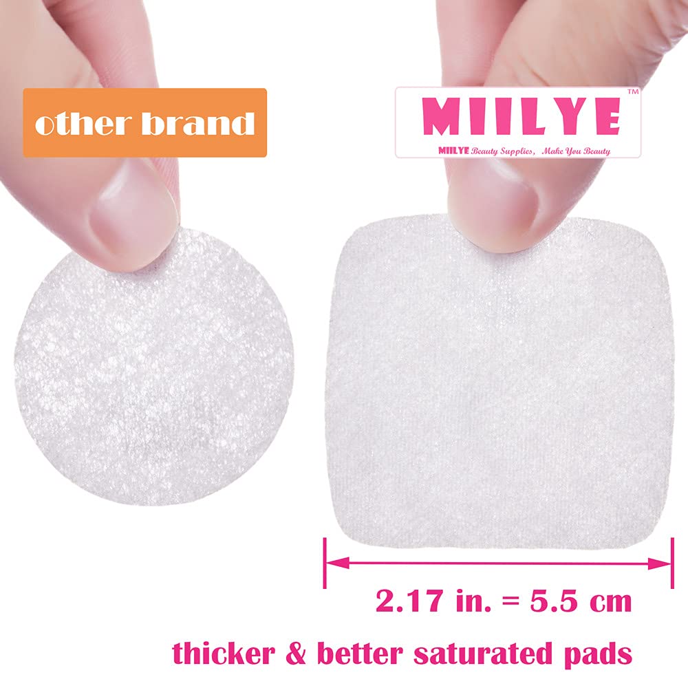 MIILYE wipes with fruity scent during gentle removal