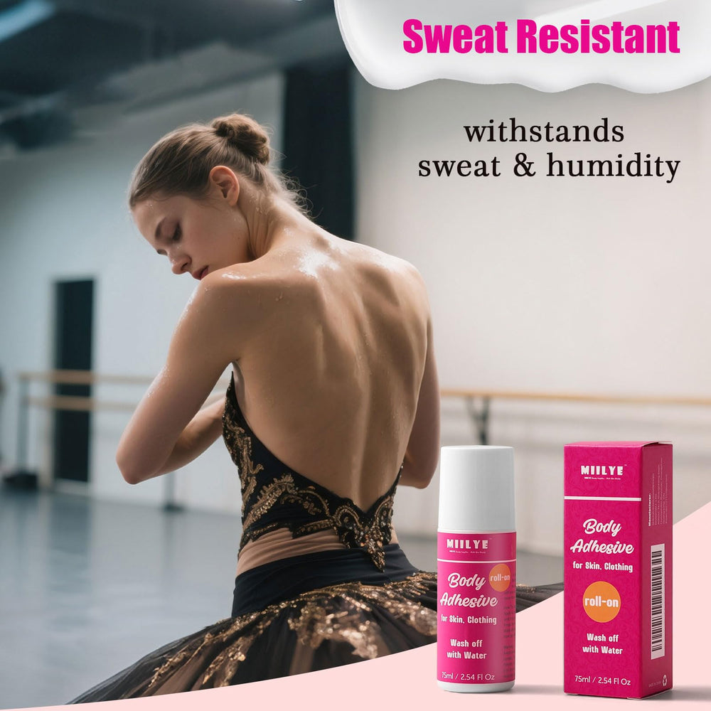MIILYE sudor-resistente: ideal para bailar durante actuaciones intensas.