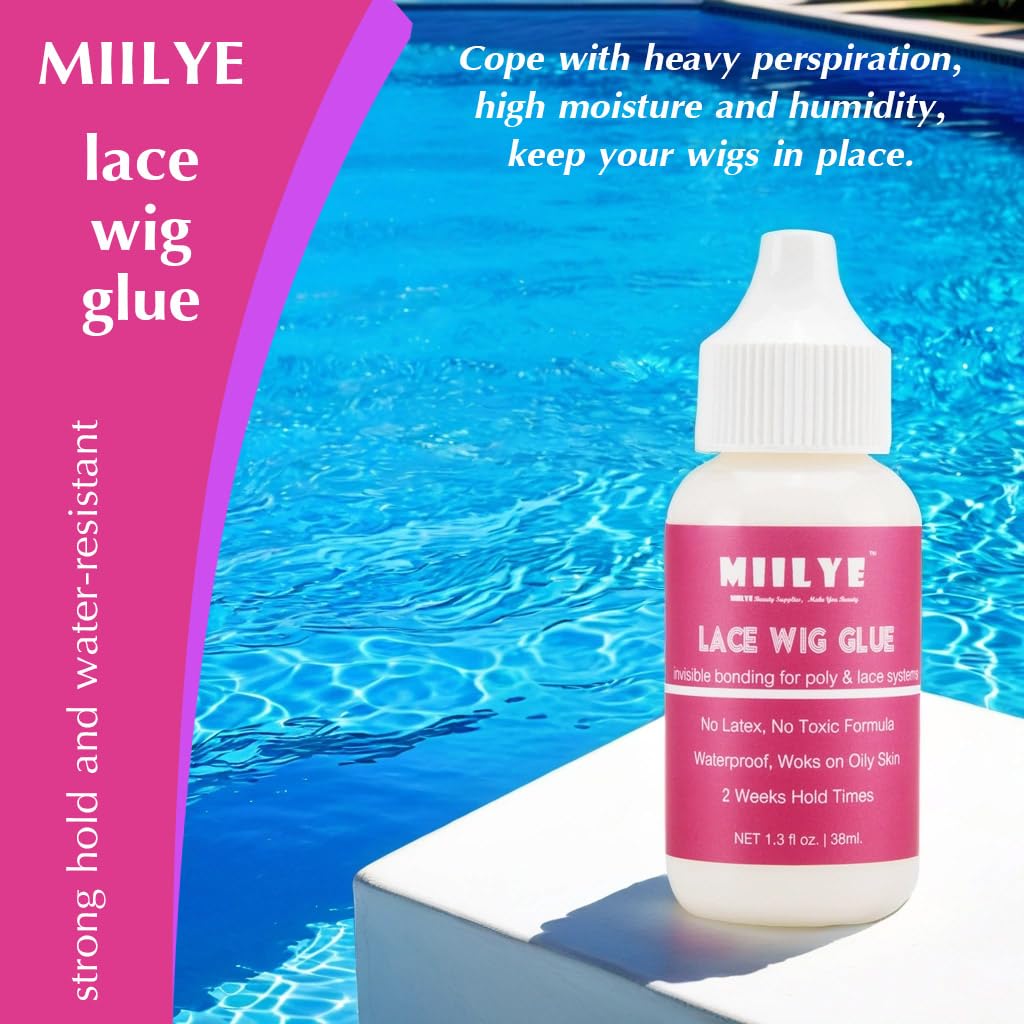 MIILYE wig caps showcase comfort and clean styling during installation.