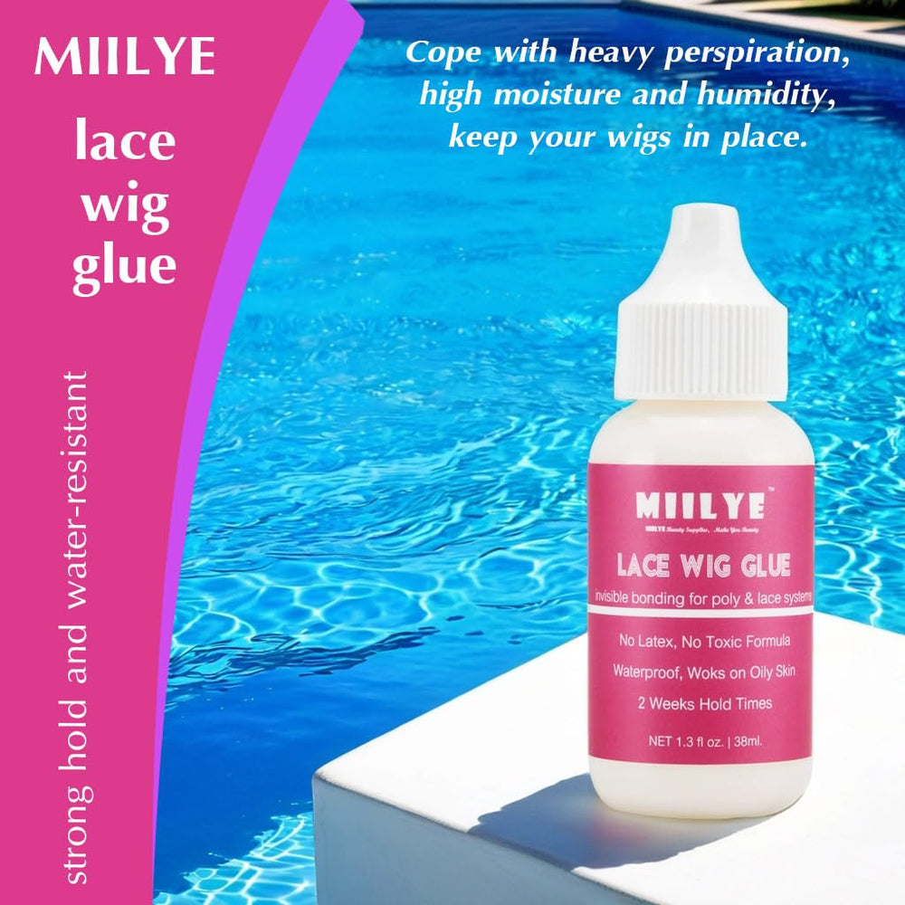 MIILYE wig caps showcase comfort and clean styling during installation.