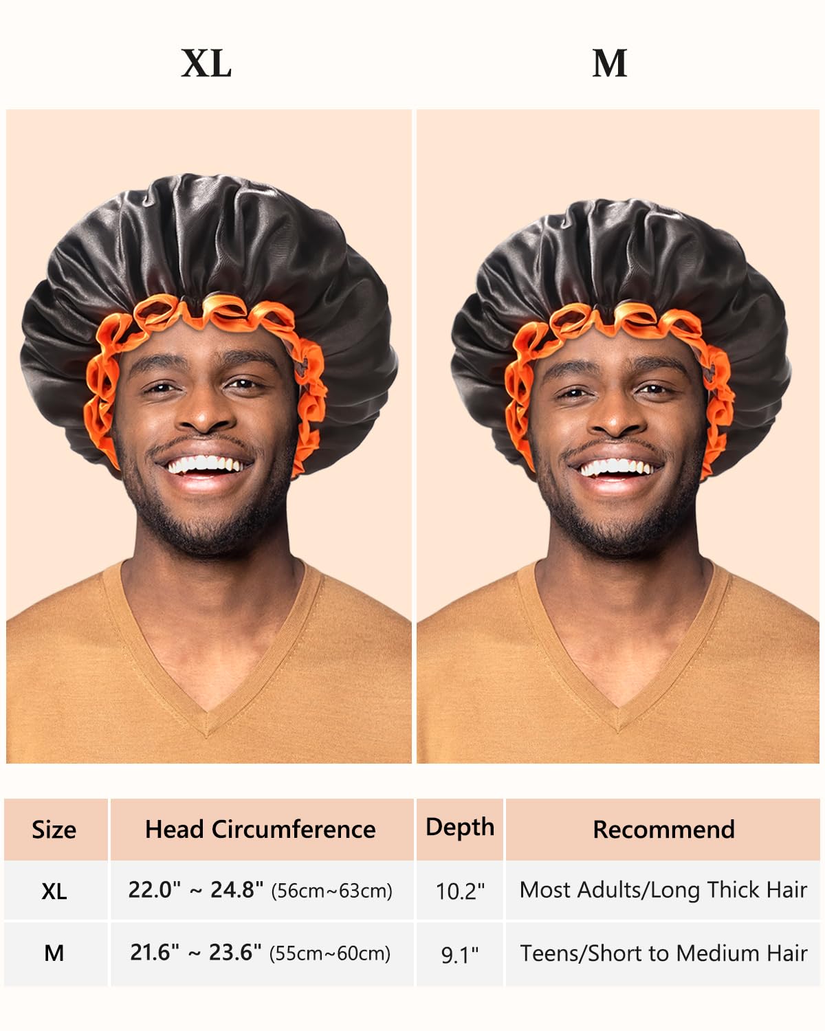 mikimini double-layer waterproof design keeps hair dry during showers.