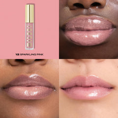 Milani brillo labial nutritivo, textura cremosa para un brillo suave.