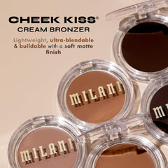 Milani Cheek Kiss Cream Bronzer Spilling Tea on the nose bridge adds warmth