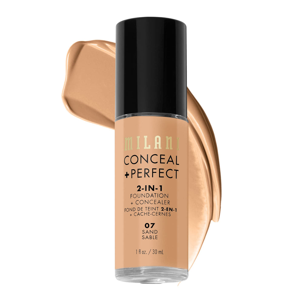 Milani Conceal + Perfect en botella arena para tono natural